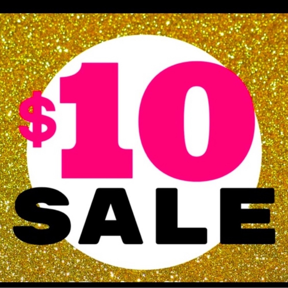 Gold and Pink Party Sale Sign
